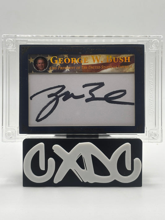 2025 A Word From POTUS George W. Bush Presidential Cut Signature Auto